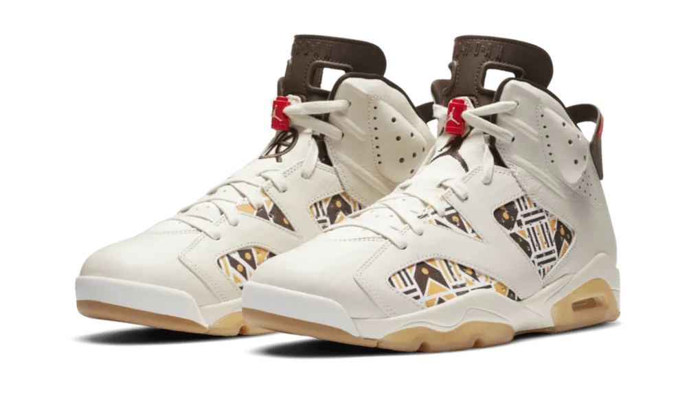 Air Jordan 6 Retro Quai 54 Sail Brown (2020)