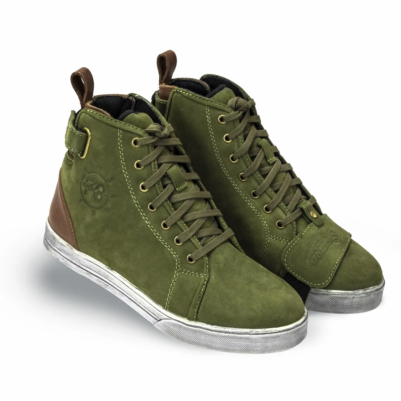 Baskets LADY PIXEL SEGURA KAKI/MARRON - MAXXESS.FR, Baskets moto