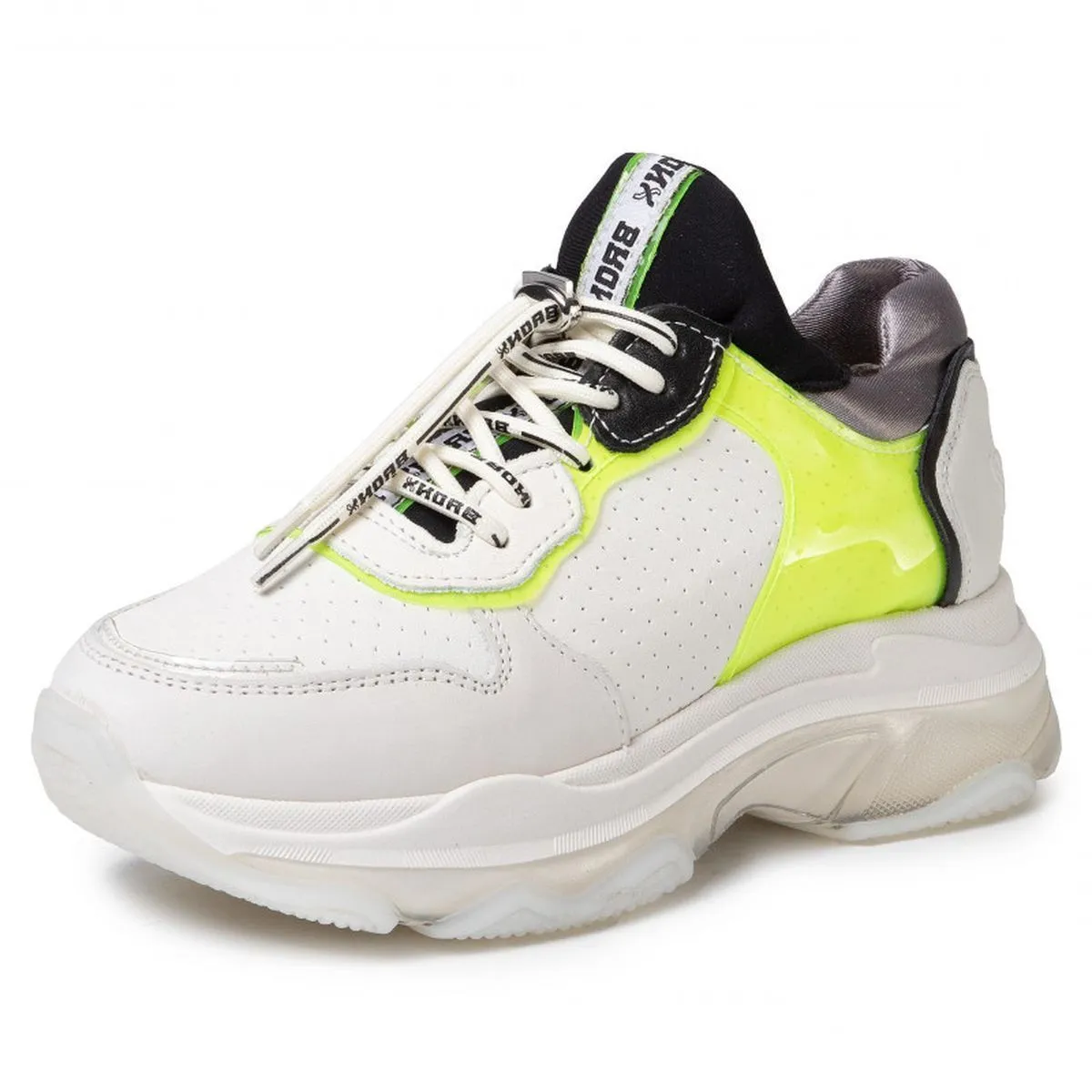 Baskets mode Bronx baisley blanc