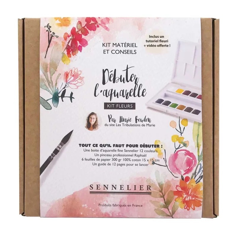 Coffret aquarelle Les tribulations de Marie Boudon Sennelier