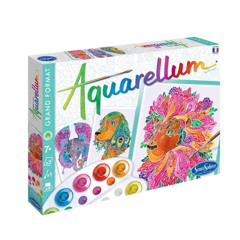 Coffret Aquarellum Chimères Sentosphère - peinture enfant