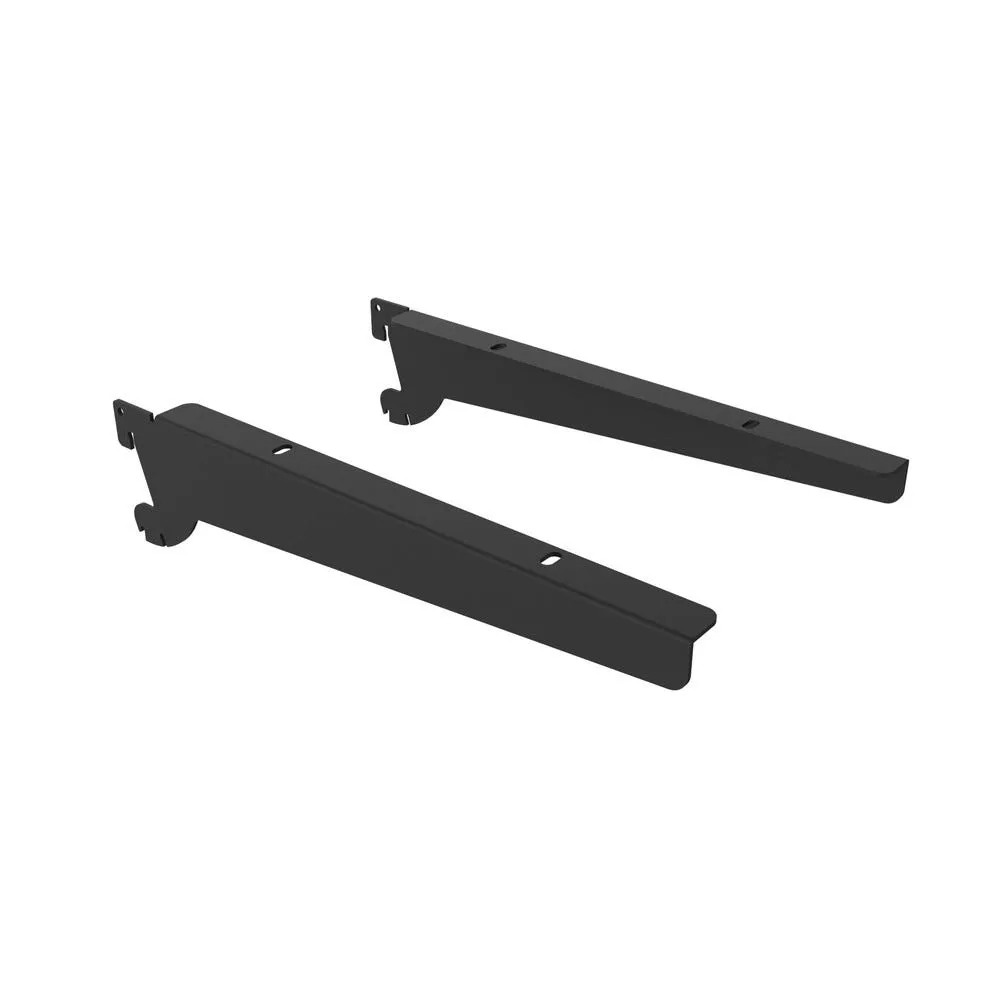 Consoles L30cm DX + SX gauche et droite noir satiné - par 2
