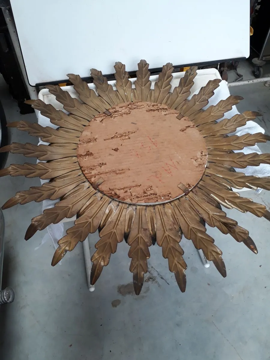 grand miroir soleil 60s