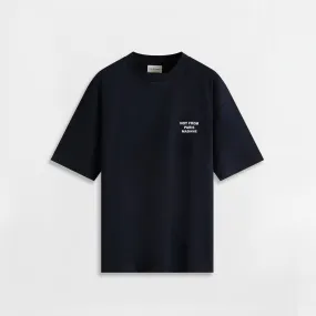 Le T-shirt Slogan Drle De Monsieur Noir