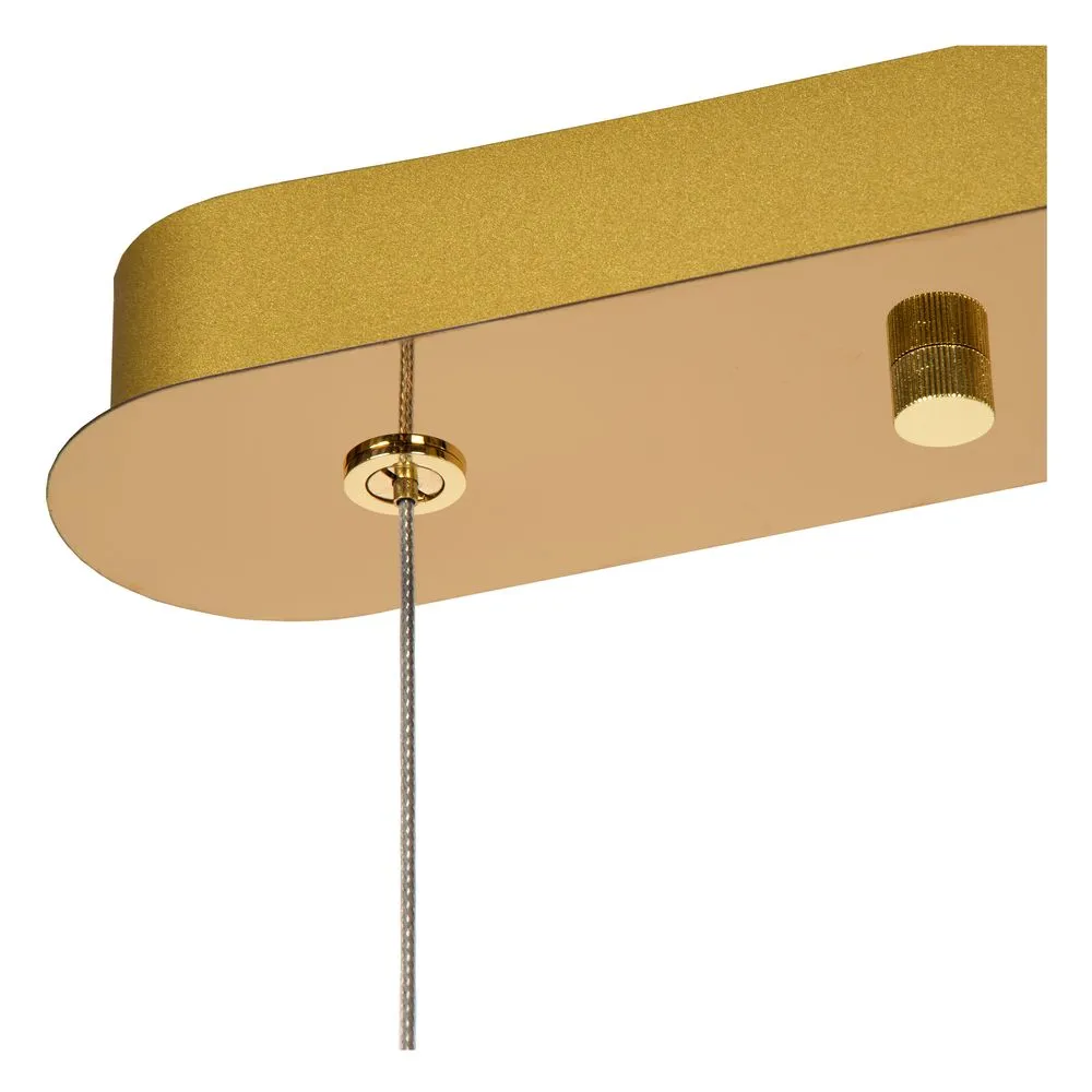LUCIDE 13499/21/60 Suspension transparente et or/laiton CINTRA