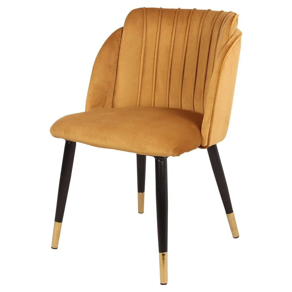 Luggger velour chair