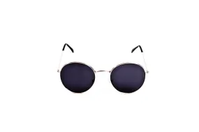 Lunettes de Soleil Ronde en Métal