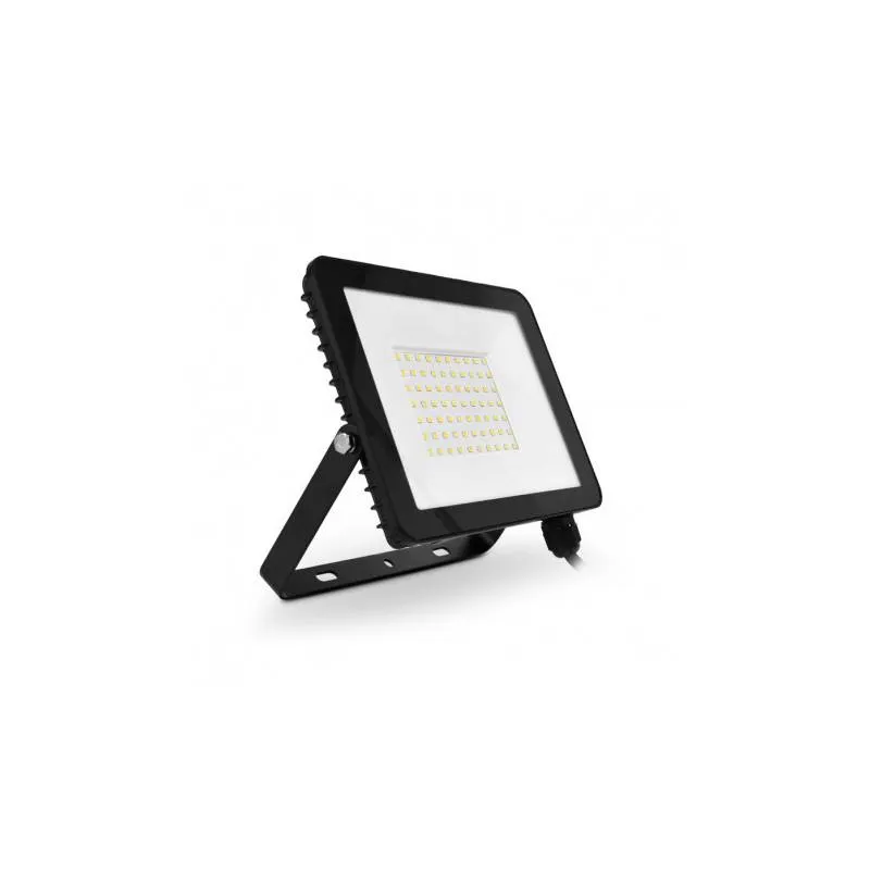Projecteur LED Plat Noir 50W 3000K IP65