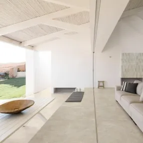 Ragno Argent Avorio Structure 120x120 cm RA2Z | Carrelage d’extérieur imitation pierre 