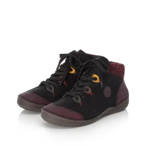 Rieker : Baskets montantes noires