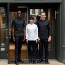Veste de Cuisine Benak 37.5 Noir Manches Courtes - ROBUR